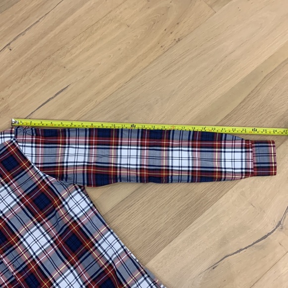 ZARA MENS CASUAL PLAID SHIRT SIZE SMALL - SLIM FIT - Picture 5 of 7